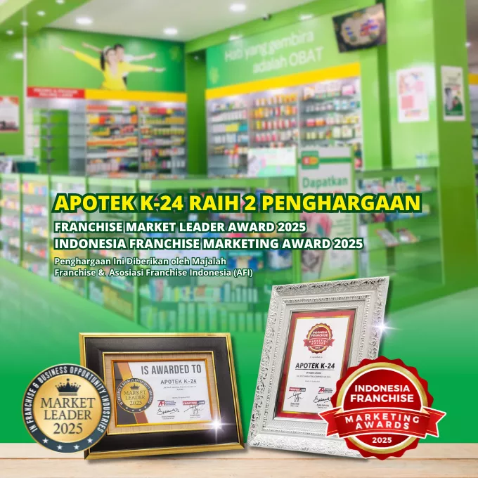 Franchise Market Leader 2025 &  Indonesia Franchise Marketing Award 2025